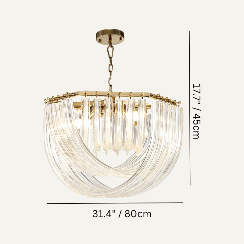 Seraphis Chandelier Light-Sylvia Space
