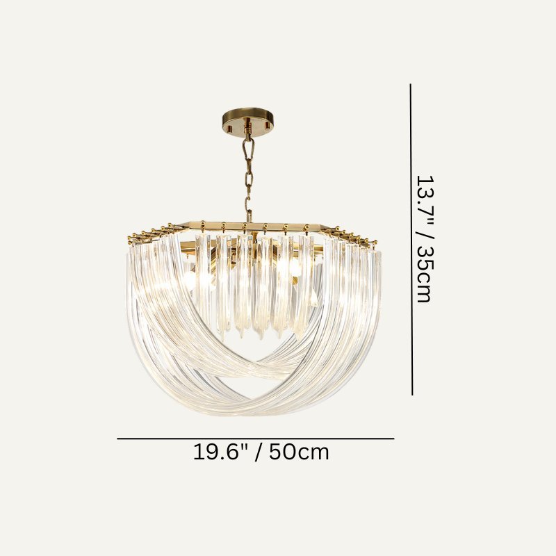Seraphis Chandelier Light-Sylvia Space
