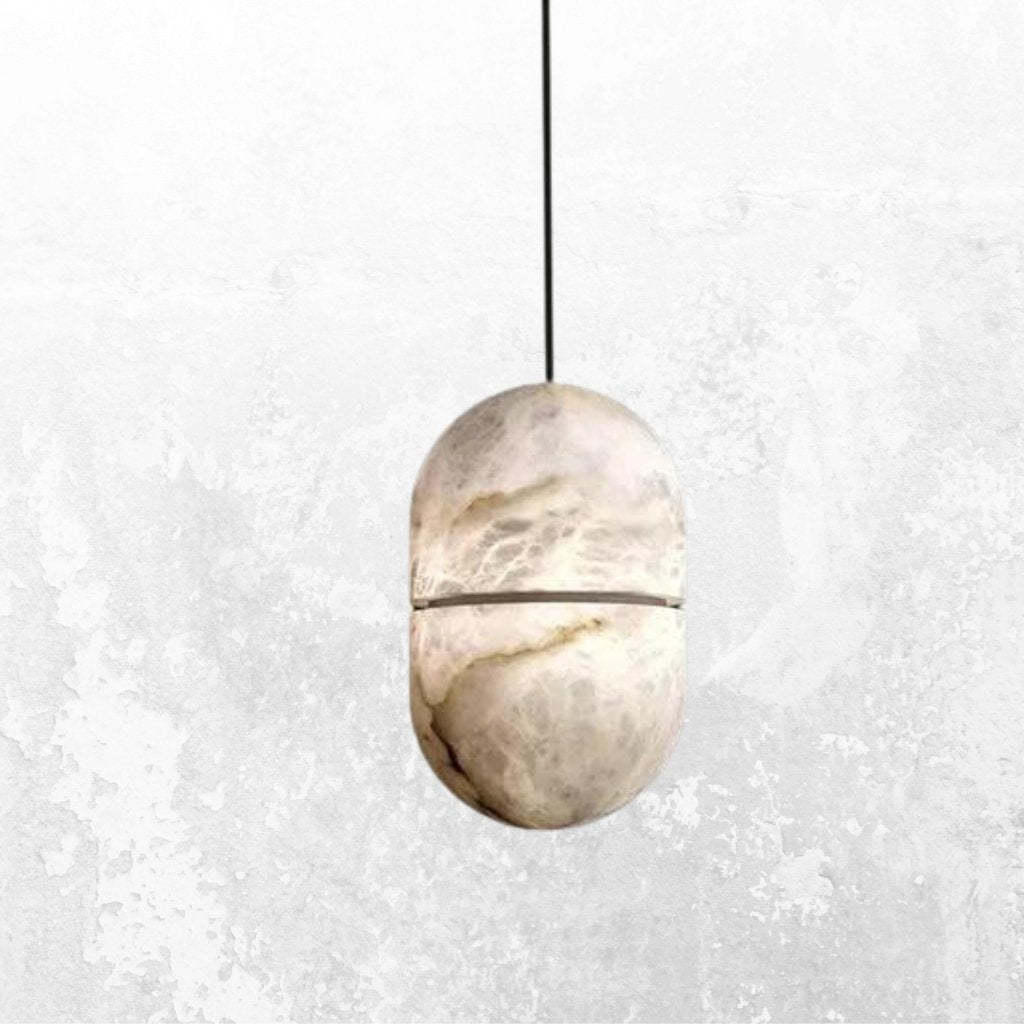 Shena Alabaster Pendant Light-Sylvia Space
