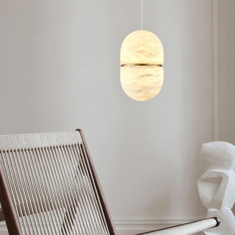 Shena Alabaster Pendant Light-Sylvia Space