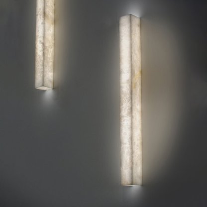Sheta Alabaster Wall Light-Sylvia Space