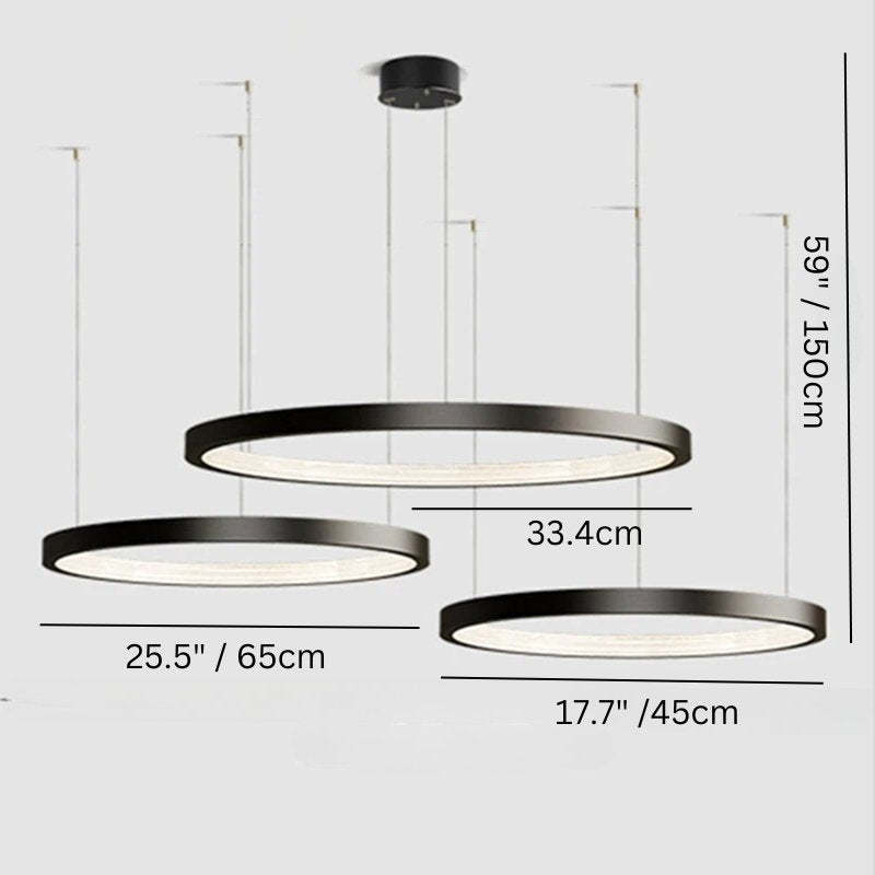 Solas Round Chandelier-Sylvia Space