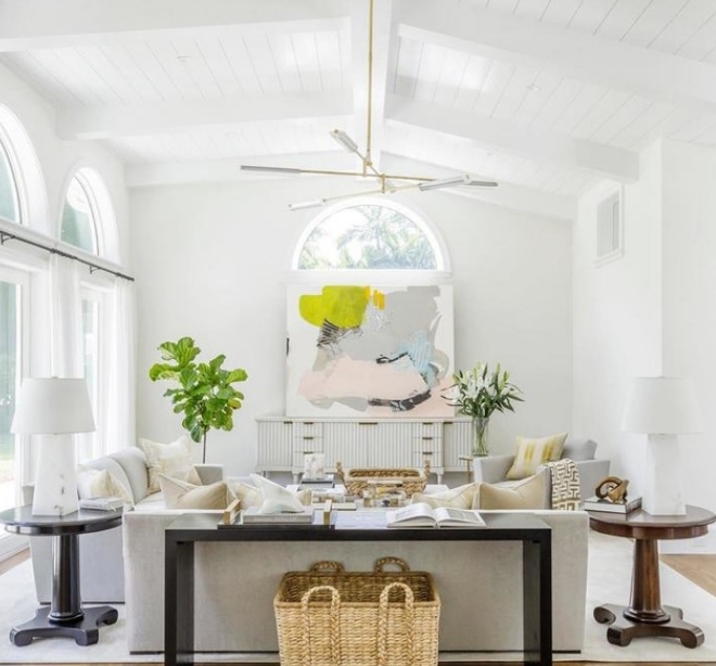 Large Six Light Chandelier