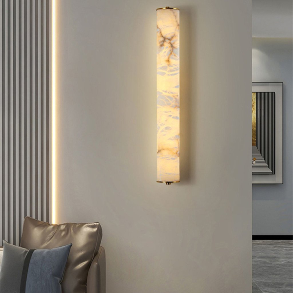 Tong Alabaster Wall Lamp-Sylvia Space