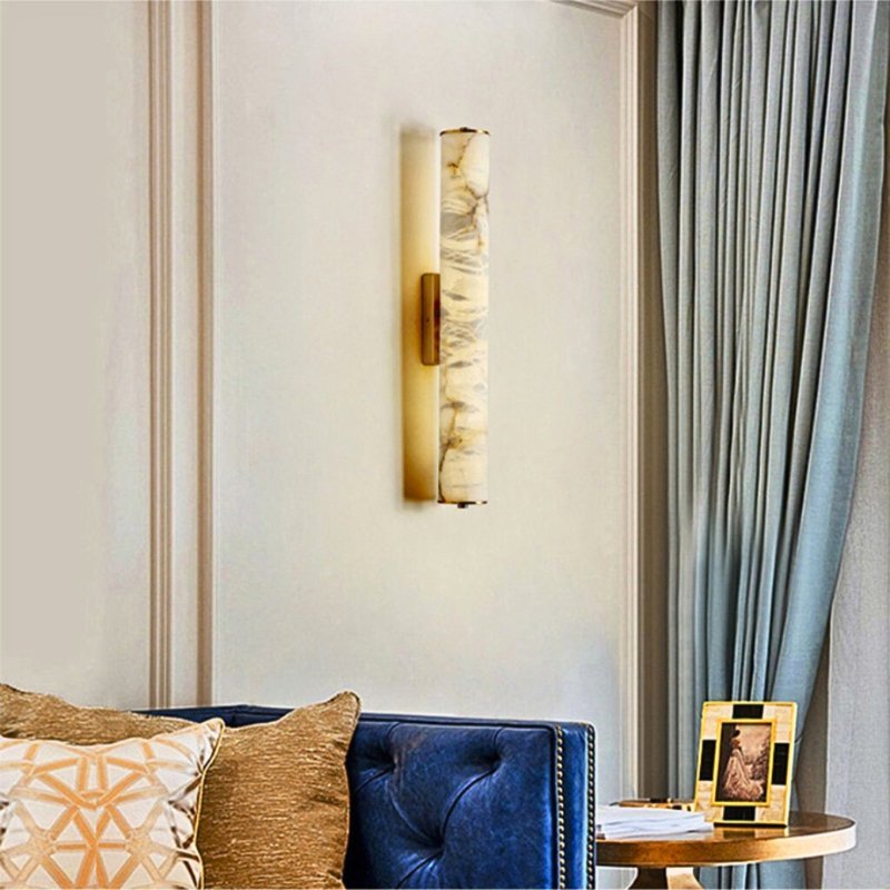 Tong Alabaster Wall Lamp-Sylvia Space