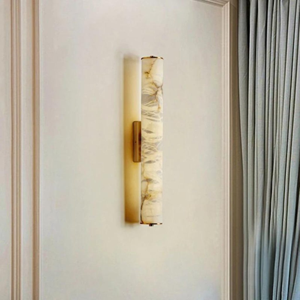Tong Alabaster Wall Lamp-Sylvia Space