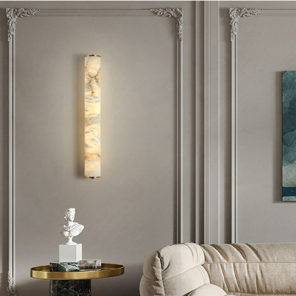 Tong Alabaster Wall Lamp-Sylvia Space