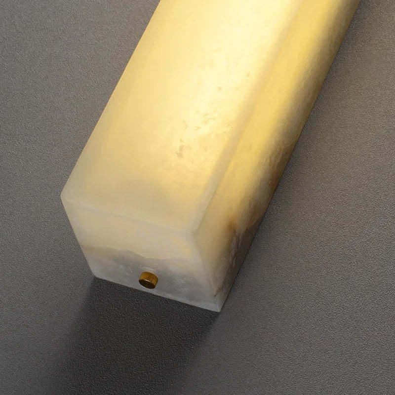 Vectis Alabaster Wall Sconce-Sylvia Space