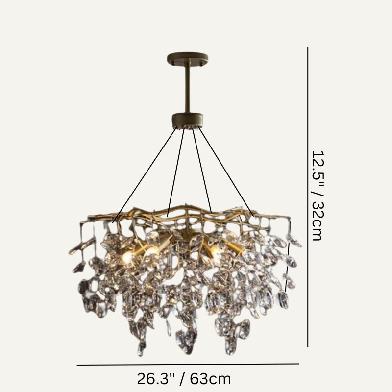 Vintara Chandelier Light-Sylvia Space