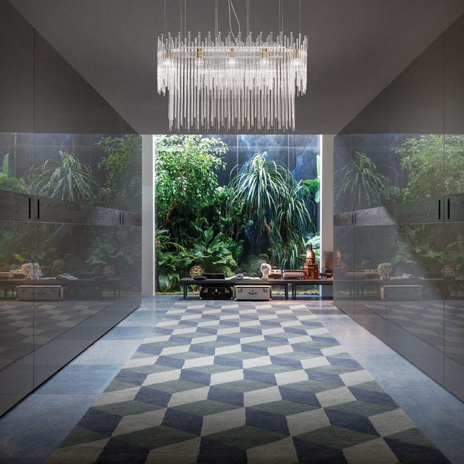 Diadema Two-Tier Linear Pendant