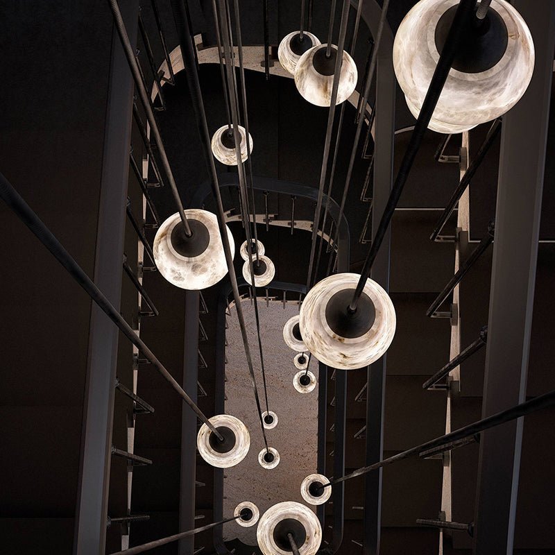Viviana Alabaster Pendant Light-Sylvia Space