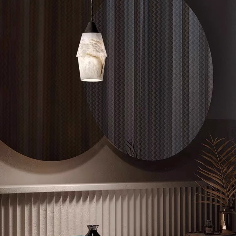 Viviana Alabaster Pendant Light-Sylvia Space