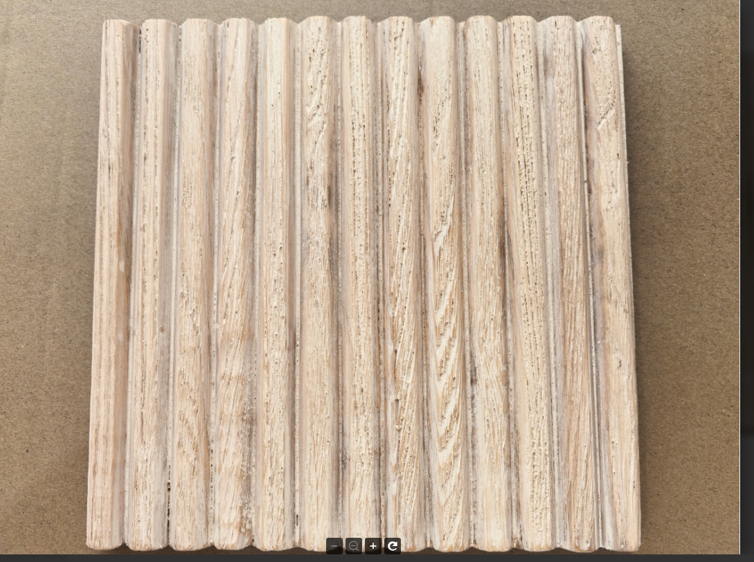 white oak finish sample