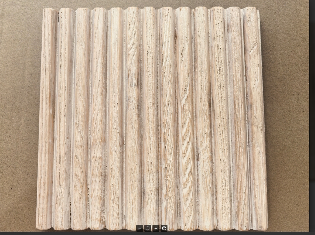 white oak finish sample