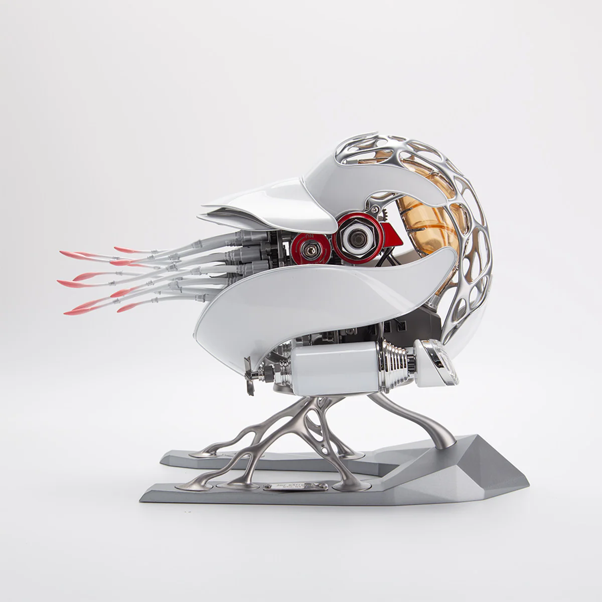 Mechanical Nautilus 3D Metal Model