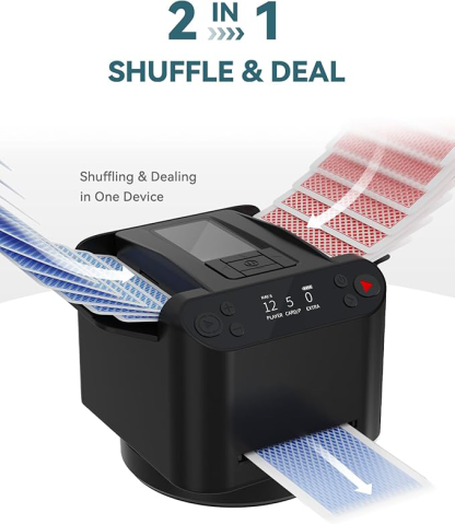 2-in-1 Automatic Card Shuffler & Dealer™