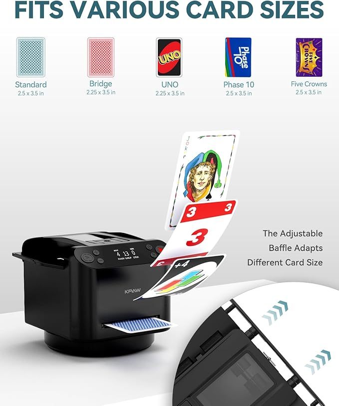 2-in-1 Automatic Card Shuffler & Dealer™
