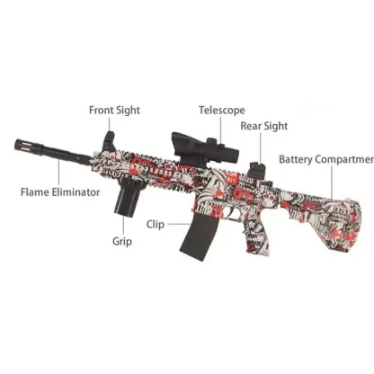 HK416d Graffiti Splatter Ball Orbeez Blaster Toy