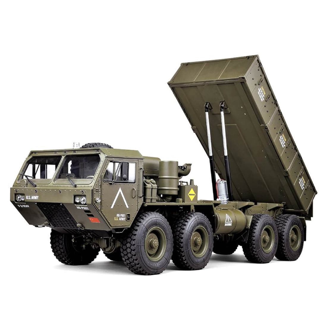 1/12 2.4G 8 x 8 RC Car Dump Truck U.S. Military Truck with Light Sound Function