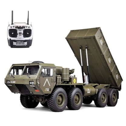 1/12 2.4G 8 x 8 RC Car Dump Truck U.S. Military Truck with Light Sound Function
