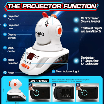Projector Laser Shooter