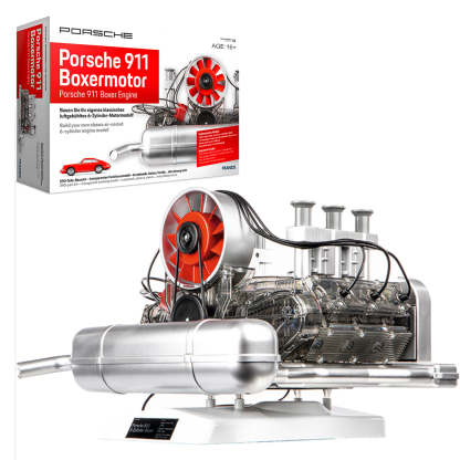 Porsche 911 Boxer Engine Model Kit - Classic Air-cooled 6-Cylinder Engine Model