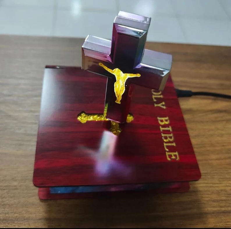 Levitating faith lamp