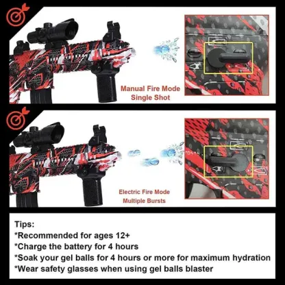 HK416d Graffiti Splatter Ball Orbeez Blaster Toy