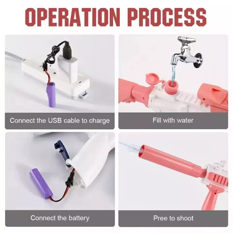 Electric Water Gun for Adults and Children