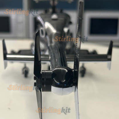WOLFBUSH AW-911 Airwolf 1/34 Scale RC Helicopter Smart GPS 2.4G 9CH 6G/3D Stunt RC Airplane