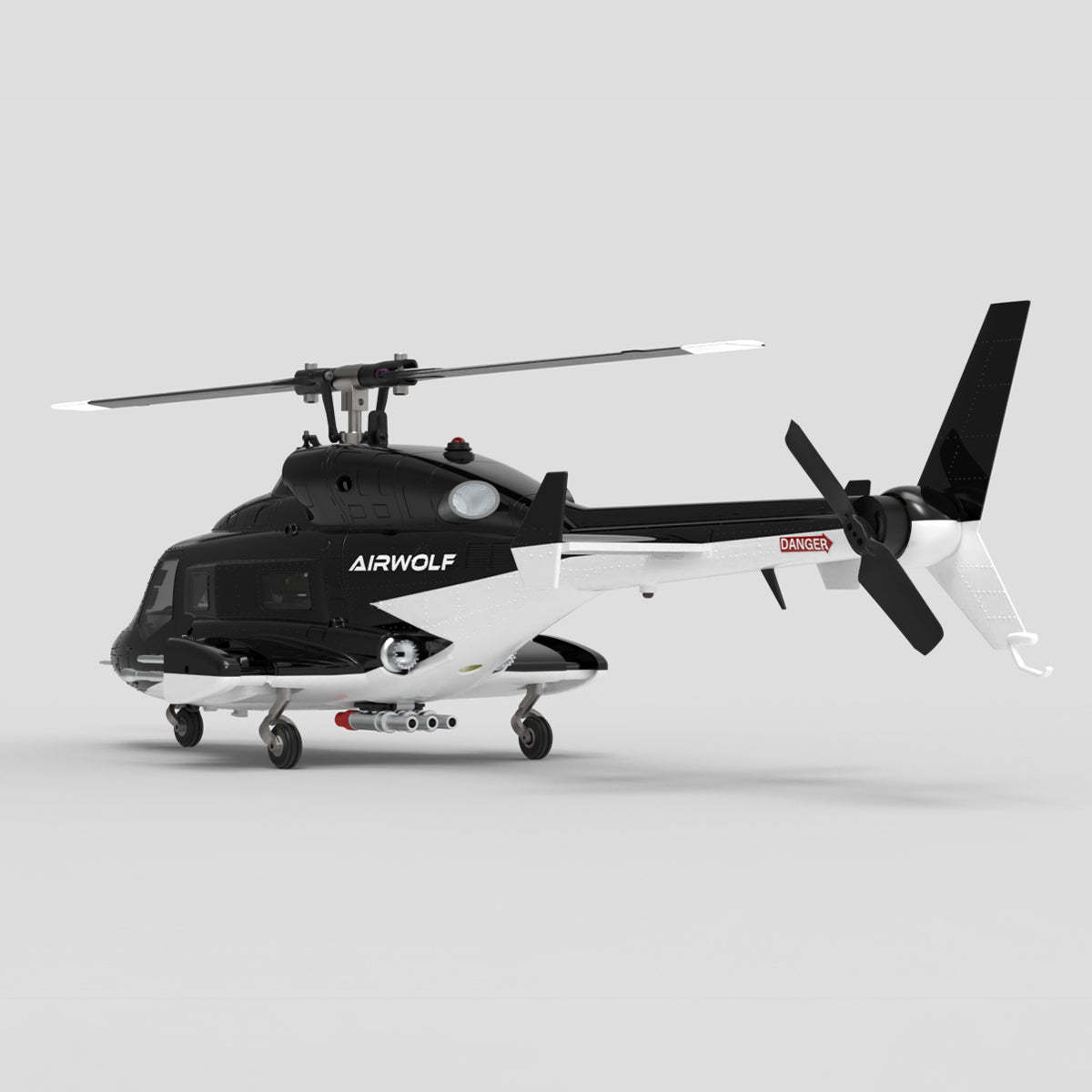 WOLFBUSH AW-911 Airwolf 1/34 Scale RC Helicopter Smart GPS 2.4G 9CH 6G/3D Stunt RC Airplane