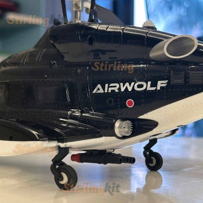 WOLFBUSH AW-911 Airwolf 1/34 Scale RC Helicopter Smart GPS 2.4G 9CH 6G/3D Stunt RC Airplane