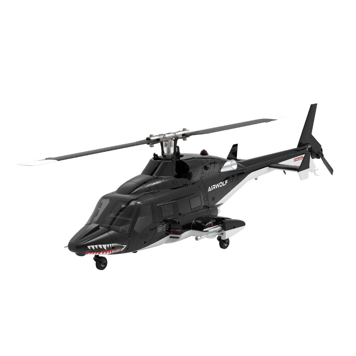 WOLFBUSH AW-911 Airwolf 1/34 Scale RC Helicopter Smart GPS 2.4G 9CH 6G