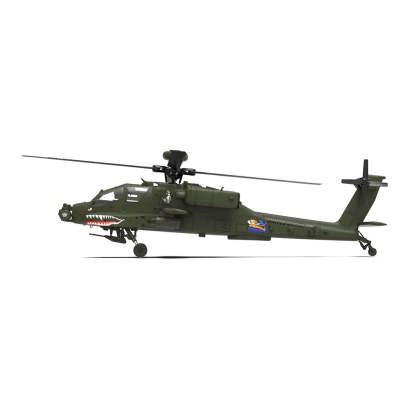 F11 AH-64 Apache RC Helicopter Model 1/32 Scale 2.4G 6CH