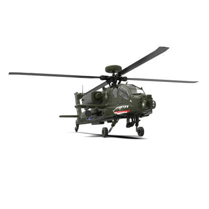 F11 AH-64 Apache RC Helicopter Model 1/32 Scale 2.4G 6CH
