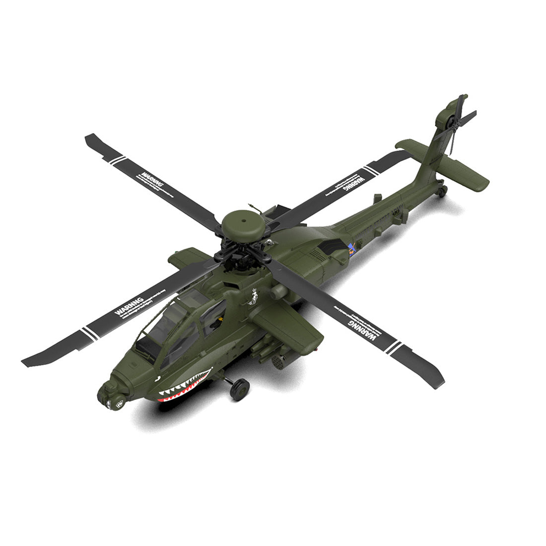F11 AH-64 Apache RC Helicopter Model 1/32 Scale 2.4G 6CH