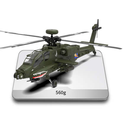 F11 AH-64 Apache RC Helicopter Model 1/32 Scale 2.4G 6CH