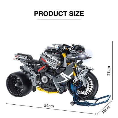 1:5 Suzuki B-King Model With 2426 Bricks