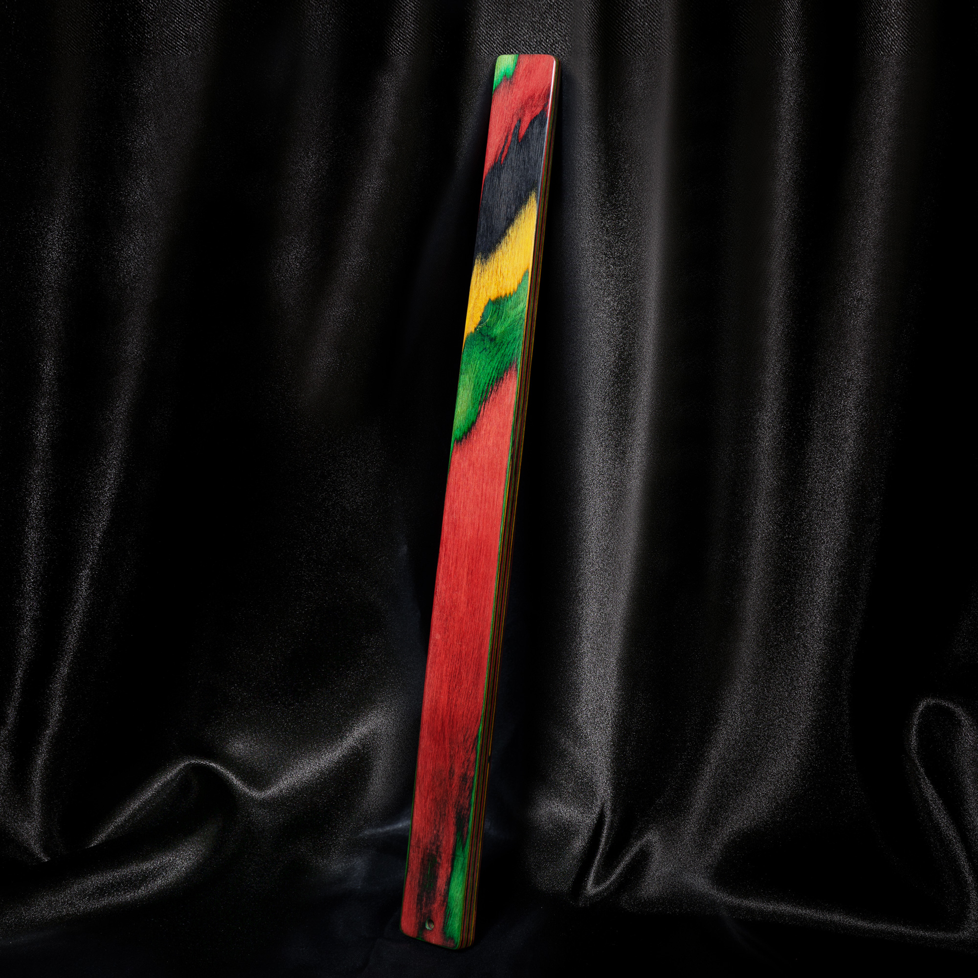 Colored wood punishment ruler