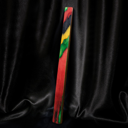 Colored wood punishment ruler