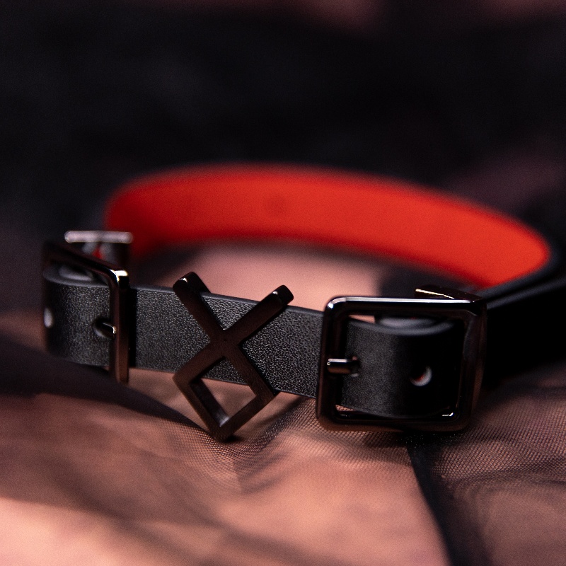 GREED - Leather Slave Collar & Leash