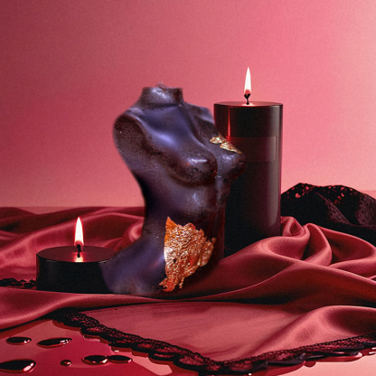 Sculpted Drip Candle