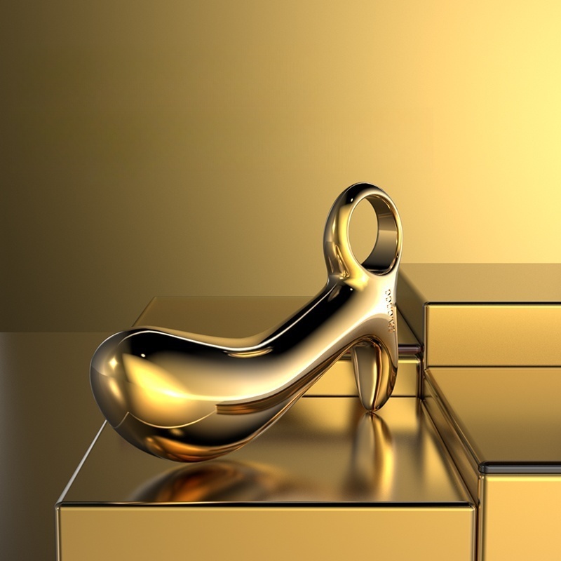 Woodpecker prostate massage metal anal plug