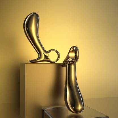 Woodpecker prostate massage metal anal plug