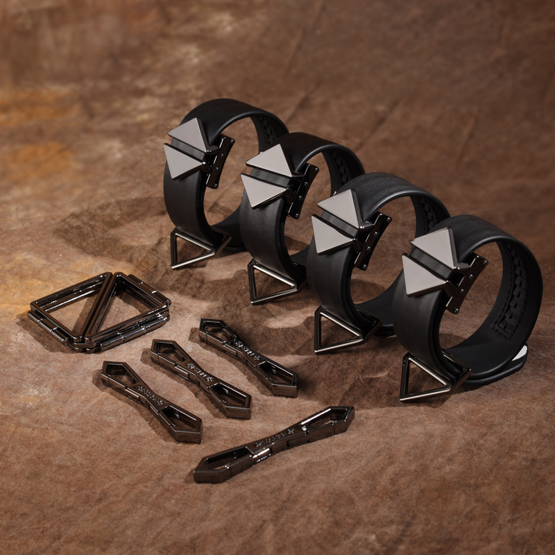 BDSM four-belt cross-buckle set