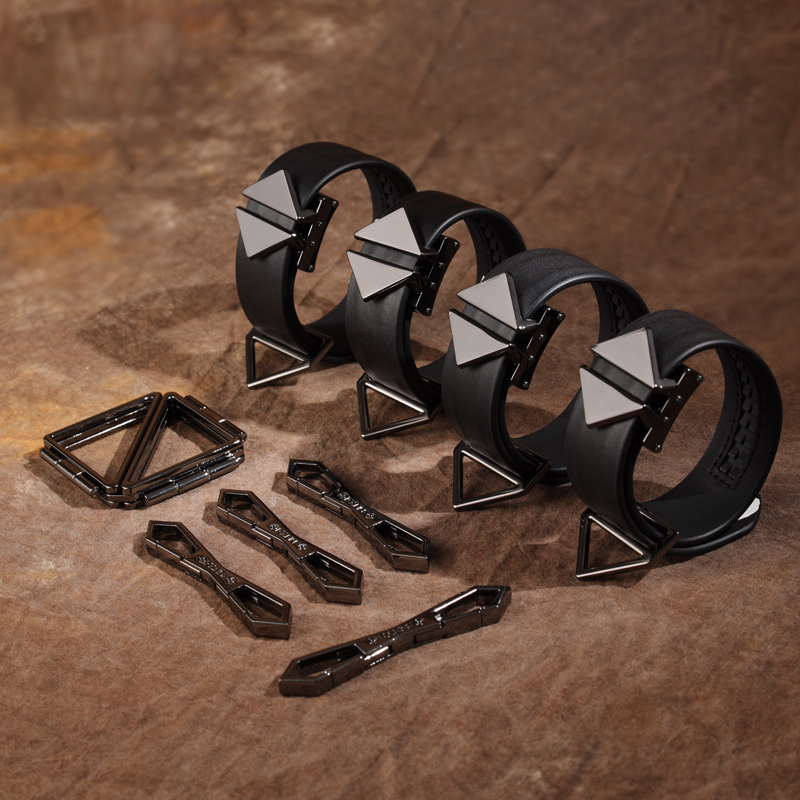BDSM four-belt cross-buckle set