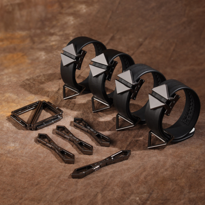 BDSM four-belt cross-buckle set