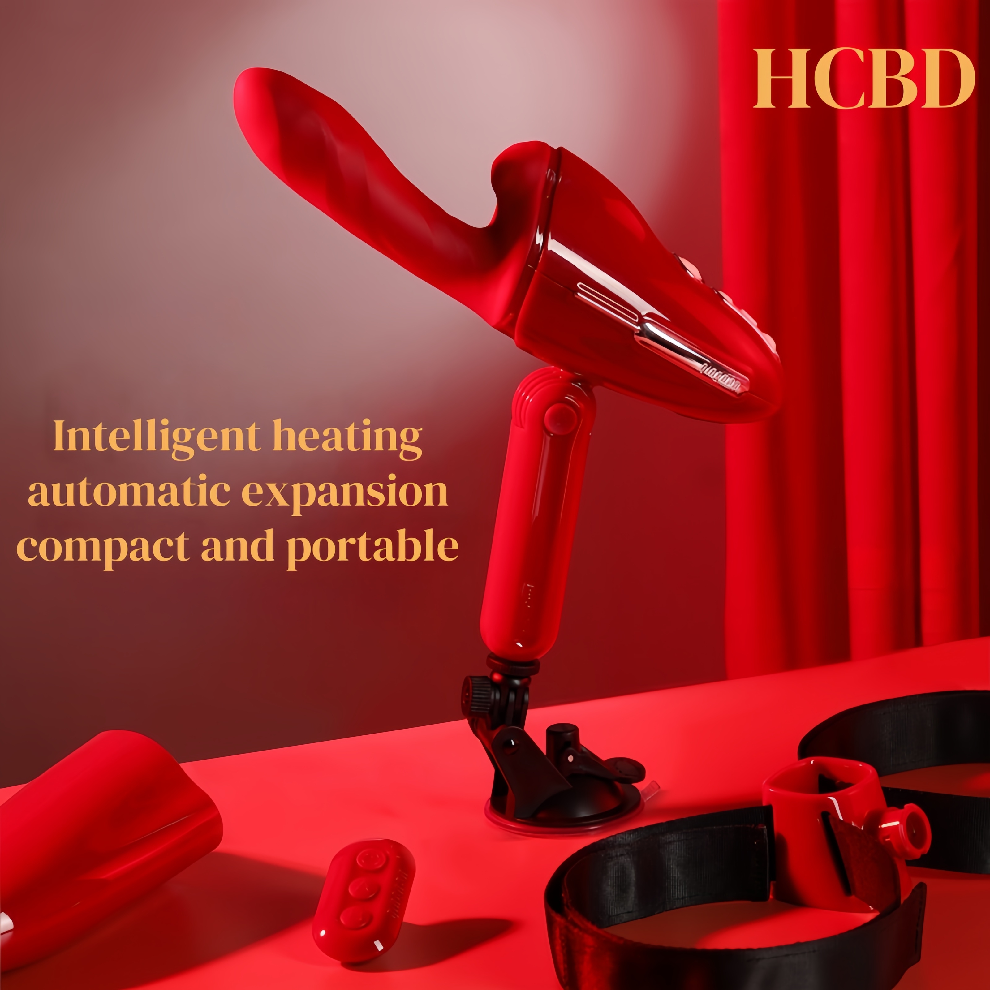 Rotating and telescopic massager