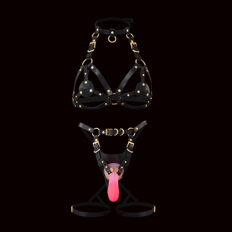 Lace-tanned Queen pants for BDSM