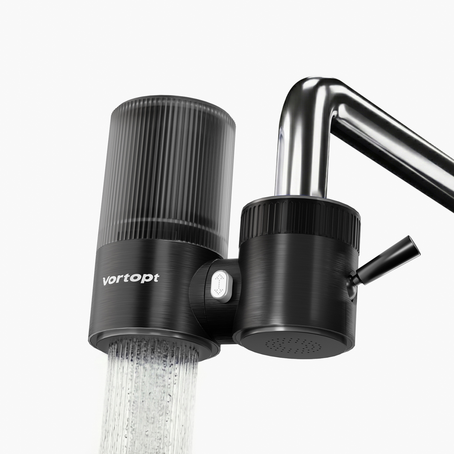 Vortopt Faucet Water Filter,360° Rotary Kitchen Faucet Filter with Carbon Block Filter, 350 Gallon NSF Certified Agua Purifier,can Reduce 99% Chlorine,Improve Taste, Drinking Water Filter,T10